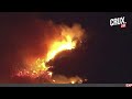 california wildfire live wildfires devour homes in hollywood hills in la los angeles fire live