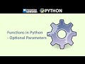 Functions in Python - Optional Parameters