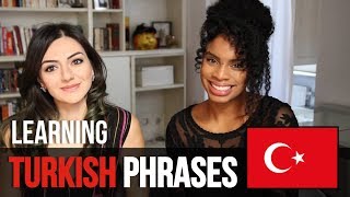 AMERICAN TRYING TURKISH PHRASES 🇹🇷 | LANGUAGE SERIES
