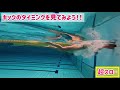 【動画解説】平泳ぎのキックをするタイミングはズバリ〇〇が〇〇した瞬間！！