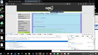 DVWA medium SQL Injection