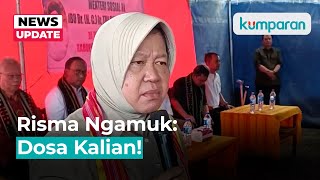 Risma Ngamuk ke Pendamping PKH di NTT: Dosa Kalian!