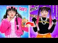 Soft Girl Extreme Makeover To Rock Girl At Rock Concert! | Baby Doll And Mike