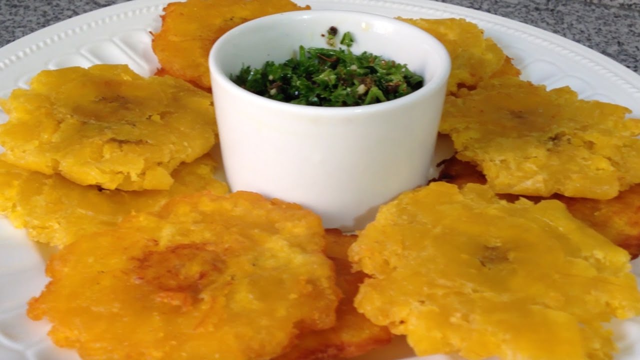 Cómo Hacer Tostones O Patacones De Plátano Verde- Cocinando Con Pamela ...