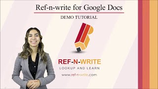 Ref-n-Write for Google Docs - Complete Tutorial & Demo (Step-by-Step)