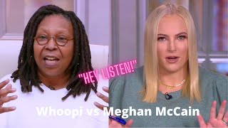 Whoopi Yells At Meghan McCain