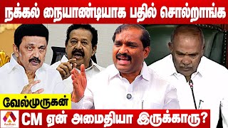 சட்டமன்றத்தில் அமைச்சர்கள் நக்கல் - நையாண்டி 😡- வேல்முருகன் ஆவேசம் | AADHAN TAMIL