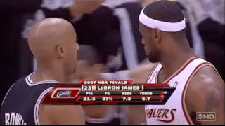 Bruce Bowen Defense on LeBron - 2007 Finals Game 4