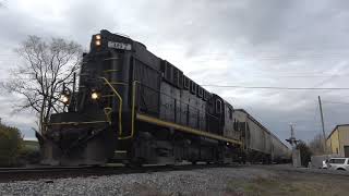 Chasing an ALCo RS11 on the Shenandoah Valley Railroad