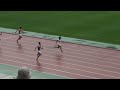 2013年 関西学生陸上競技対校選手権大会 男子1部4×100mr決勝