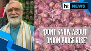 ‘I’m a vegetarian, don’t know about onion price’: Ashwini Choubey