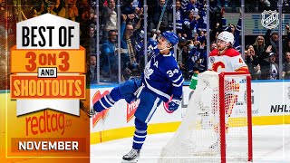 Best 3-on-3 Overtime and Shootout Moments from November | NHL