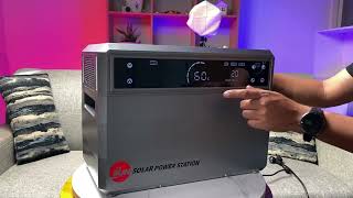 လျှပ်စစ်မီး မလာလည်း ဆိုလာ 400W လောက် နဲ့ အားသွင်းလို့ရတဲ့  THE SUN Power Station