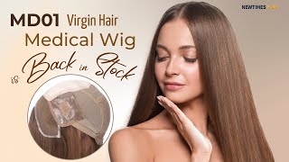 MD01 Virgin Hair Medical Wig for Hair Loss and Alopecia Wholesale | New Times Hair
