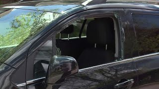 Vandals smash car windows