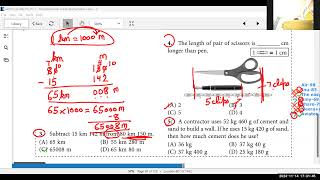 Grade 3 Maths Olympiad Class#85 Length, Weight, Time & Temperature 14th Nov