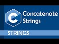 Concatenating strings in C