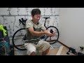 【diy】スマートに！省スペースに！部屋に自転車を置く！