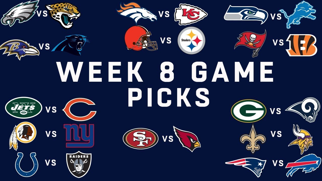 Week 8 NFL Game Picks | NFL - YouTube