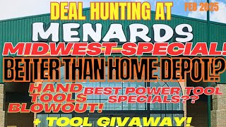 MENARDS DEALS HOME DEPOT LOWE'S CANT BEAT!?! MUST SEE DEALS BOSCH METABO SKIL CRESCENT GEARWRENCH!!!