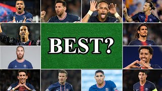 Skirmish Paris saint Germain (Messi, Ronaldinho, Beckham, Neymar, Mbappe, Cavani, Ibrahimovic.)