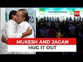 The Jagan Mohan Reddyand Ambani Hug That Everyone's Talking About at Global Investors Summit 2023!