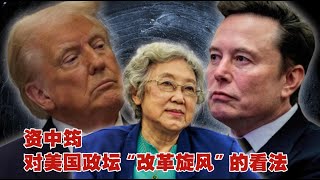 资中筠对美国政坛“改革旋风”的看法 #达而闻 #trump  #musk  #news #popular #usa #特马组合 #改革旋风 # 法西斯倾向 # 三权分立