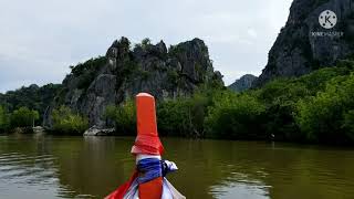 Khao Dang Boat Trip, Hua Hin.ล่องเรือคลองเขาแดง ชมวิวกุ้ยหลินประจวบคีรีขันธ์!