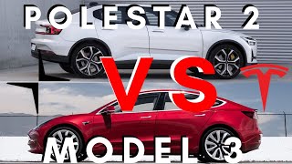 Tesla Model 3 VS Polestar 2