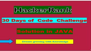 30 days of code | java | Day 19 Interfaces HackerRank in java solution.