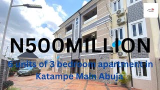 Inside a N500M ($565,000) 3 bedroom apartments in Katampe Main Abuja