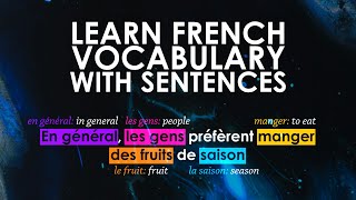 Quickly Learn French Vocabulary With Phrases | The Frenchville | 001