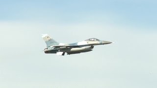 USAF F-16 Aggressors Takeoff In Alaska