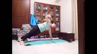 lily#1935 DAY 6/30 Full Body /Bodyweight relaxed workout
