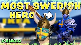 THE MOST SWEDISH HERO IN DOTA (RANKED)