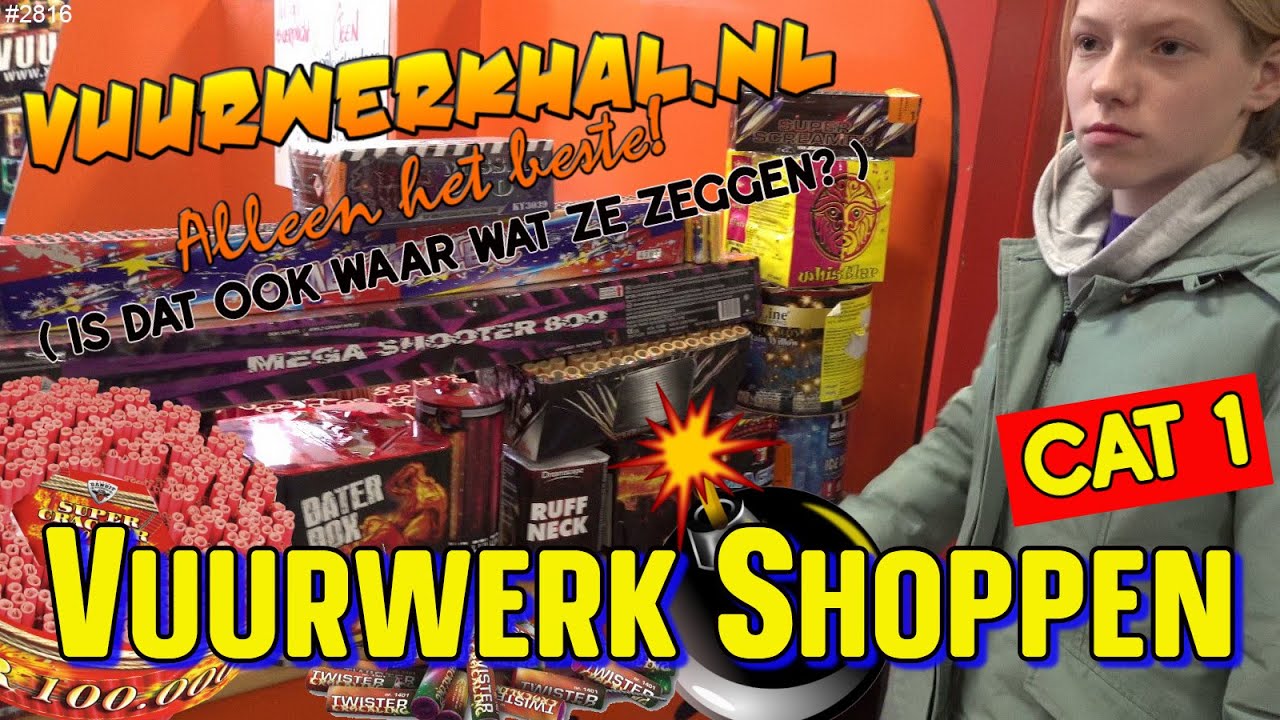 Bezoek Brengen Aan De RIJSWIJKSE VUURWERKHAL Voor CAT 1 Vuurwerk. Wat ...