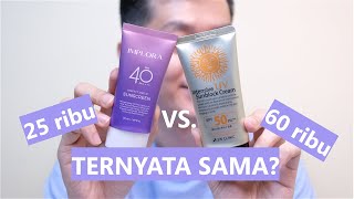 BATTLE SUNSCREEN IMPLORA VERSUS 3W CLINIC KOREA. SPF MURAH MERIAH, RINGAN, BEBAS KUSAM, ANTI PERIH?