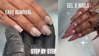 How to Remove & Apply Gel X Nails | Watch Me Work on a Client