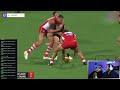 los and wad react to afl biggest hits