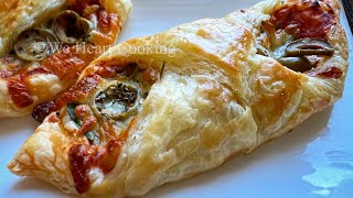 Pizza Puffs || Quick And Easy Snack Recipe || Puff Pastry Pizza || Ramadan Special || Iftar Snack ||