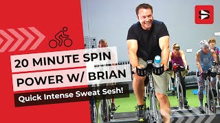 Free 20 Minute Spin Class Workout | It’s All About the Power!! (Indoor Cycling Workout)