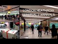 London Heathrow Terminal 2 Arrivals Airside & Landside / February 2023