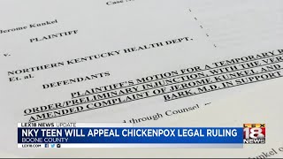 NKY Teen Will Appeal Chickenpox Legal Ruling