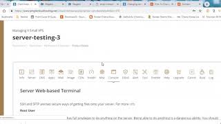 How to access your server by SSH over the built-in terminal over https