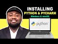 Python Tutorials: 1 - How to install Python and PyCharm IDE on Windows and macOS: Step-by-Step Guide