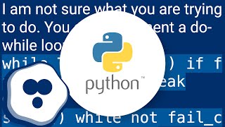 How to emulate a do-while loop?