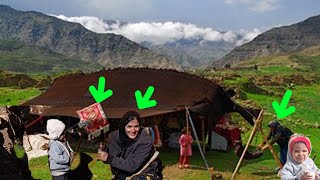 Nomadic Life: Brave Nomad Mother: Nomad Shelter! 🏡❄️