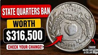 These 10 State Quarters Look Ordinary… But Could Be Worth $500,000+ Check Your Change?