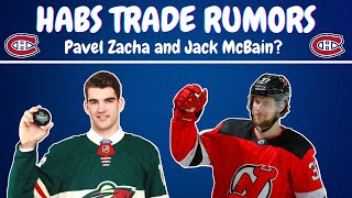 Habs Trade Rumors - Pavel Zacha and Jack McBain