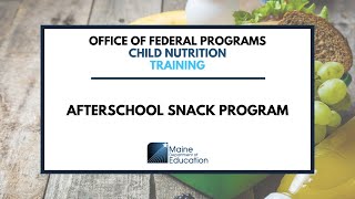 Afterschool Snack Program